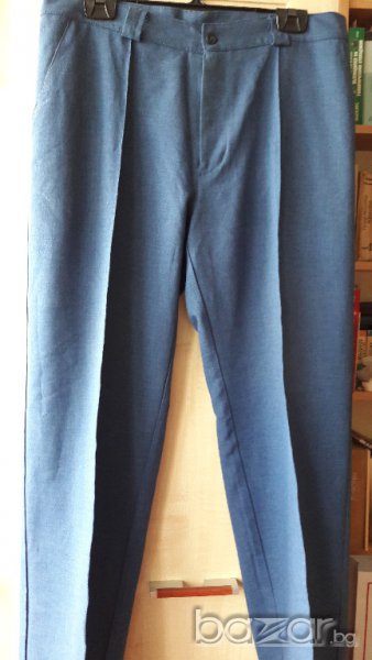 Мъжки нов панталон син цвят № 46-48, снимка 1