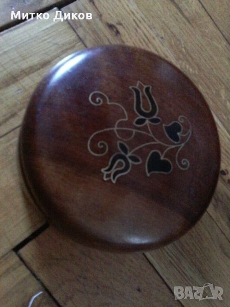 Сувенир шкатулка-руска дървена кутийка за ценности-соц време, снимка 1