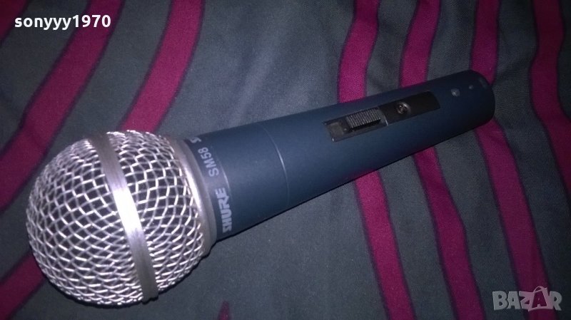 shure sm58s-microphone-здрав марков-жичен, снимка 1