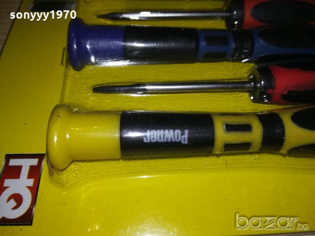 отвертки 5бр-часовникарски/gsm-за финни техники, снимка 18 - Отвертки - 20806325