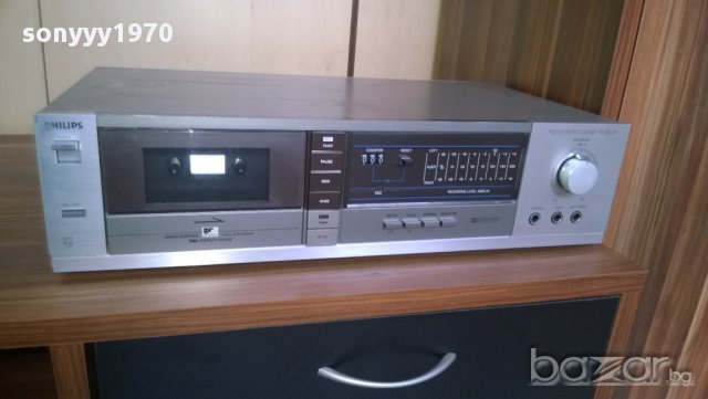 philips f6233/00 stereo cassette deck-made in belgium-внос швеицария, снимка 12 - Плейъри, домашно кино, прожектори - 9009264