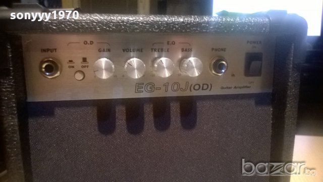 eleca ej-10j (od)-guitar amplifier-внос швеицария, снимка 12 - Ресийвъри, усилватели, смесителни пултове - 8496174