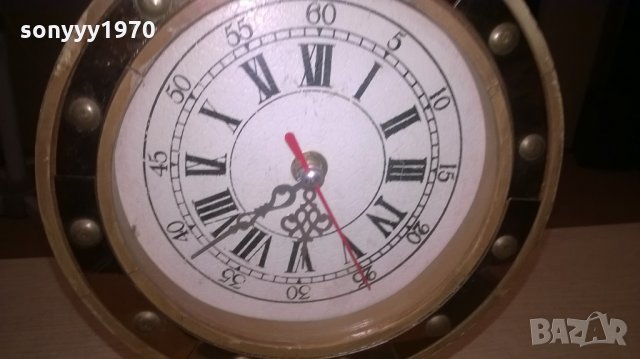 корабен рул с часовник-34х21х9см-внос швеицария, снимка 14 - Колекции - 26045390