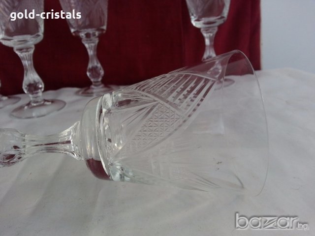  кристални чаши за вино ракия уиски коняк , снимка 15 - Чаши - 20115055