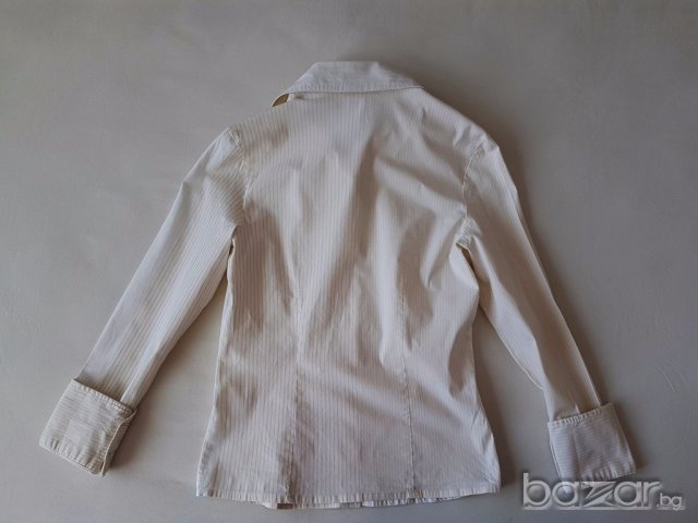 Бяла риза за момиче, 146/152 см.  , снимка 5 - Детски ризи - 18325102