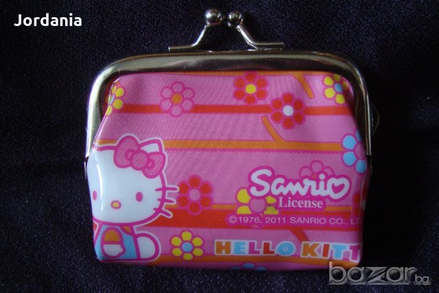 Оригинално детско портмоне с часовник-Hello Kitty;, снимка 3 - Други - 20754031