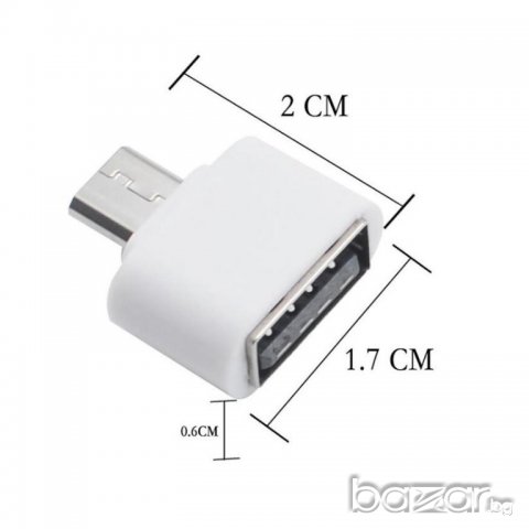 OTG преходник USB 2.0 към Мicro USB, снимка 2 - Калъфи, кейсове - 17004409