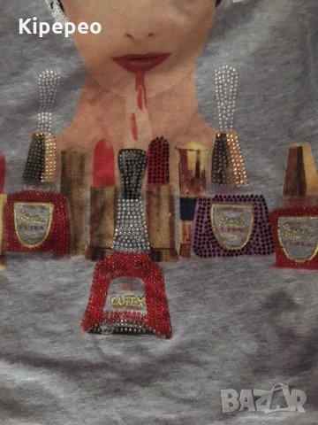 Топ Amnesia с камъни и пайети, снимка 3 - Корсети, бюстиета, топове - 21786303