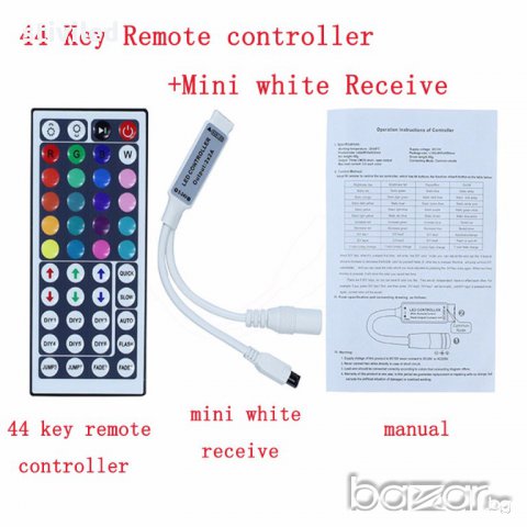 LED RGB дистанционно управление IR 44-бутона