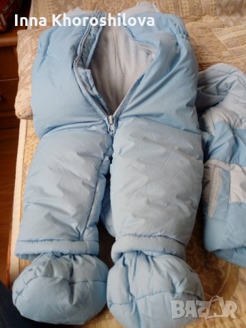 Mothercare яке за зима с ръкавички + грейка с ботушки , снимка 13 - Бебешки якета и елеци - 19813182