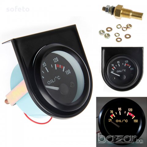 Измервателен уред тип VDO температура  на маслото тунинг уреди, снимка 3 - Аксесоари и консумативи - 17082216
