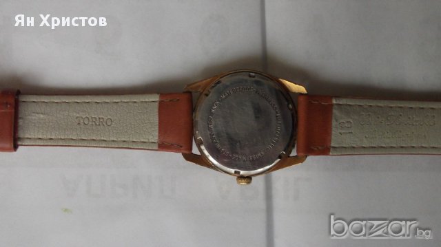 швейцарски позлатен механичен часовник "Едокс", снимка 2 - Мъжки - 17087141