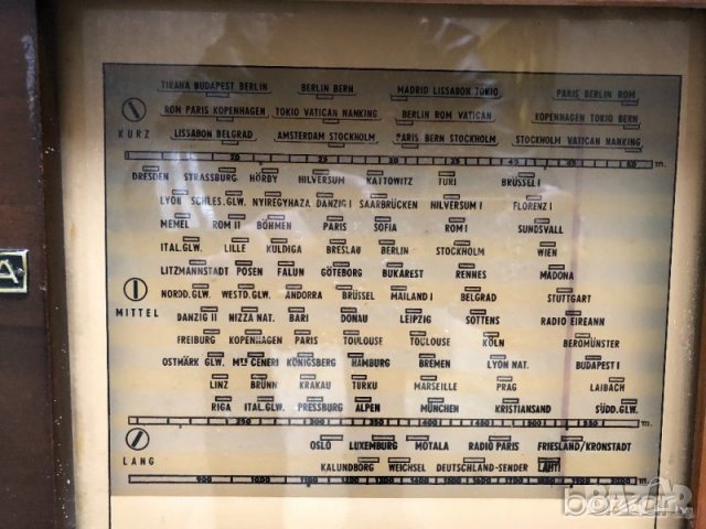 Старинно радио Millitary NORA Berlin FW 69-H от 1940г., снимка 5 - Антикварни и старинни предмети - 22909807