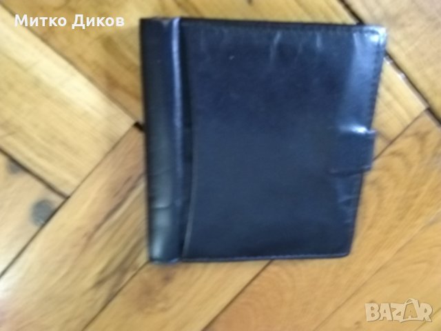 Портфейл стар английски портфейл естествена кожа, снимка 2 - Портфейли, портмонета - 25185761