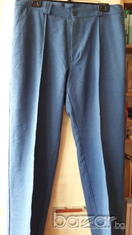 Мъжки нов панталон син цвят № 46-48, снимка 1 - Панталони - 16020120