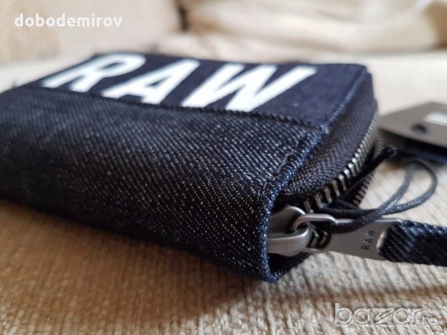 Ново портмоне деним G-Star Raw Depax Zipper Wallet оригинал, снимка 1 - Портфейли, портмонета - 17078679