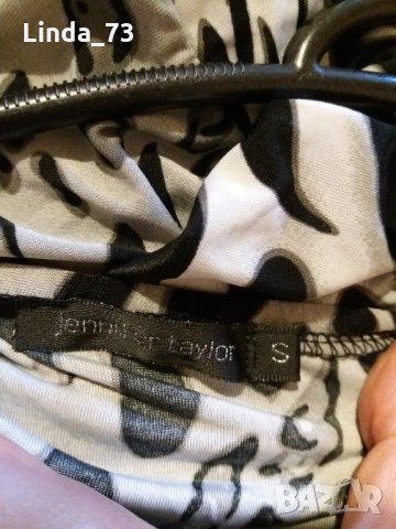 Дам.туника-блуза-"Jennifer Taylor"-/полиест.+ликра/-шарена-леопардов десен. Закупена от Италия., снимка 3 - Туники - 21980201