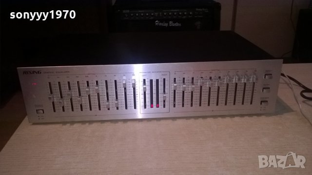 ПОРЪЧАН-rising eq-10 equalizer-made in japan-внос швеицария, снимка 10 - Ресийвъри, усилватели, смесителни пултове - 22189284