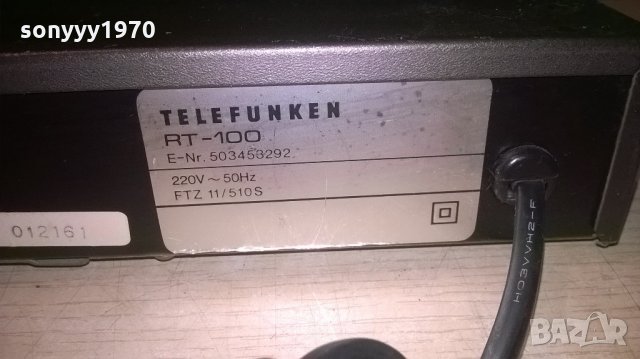 telefunken rt-100 tuner-внос швеицария, снимка 14 - Ресийвъри, усилватели, смесителни пултове - 21772779