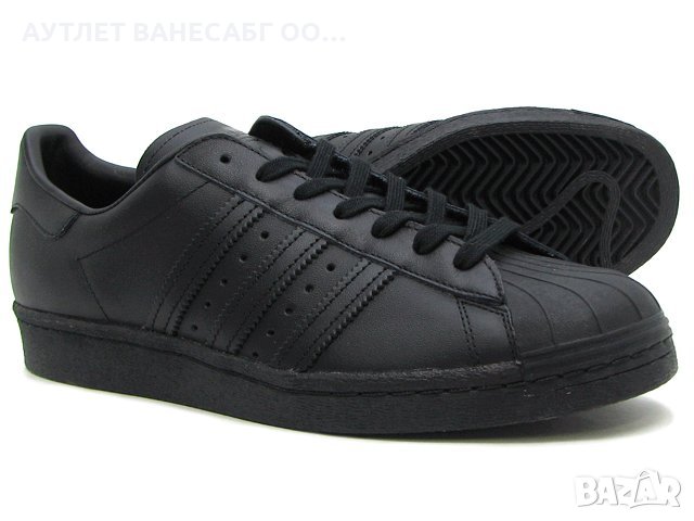 ЛИКВИДАЦИЯ!!!Маратонки Adidas Superstar Черно, снимка 1 - Кецове - 21635022