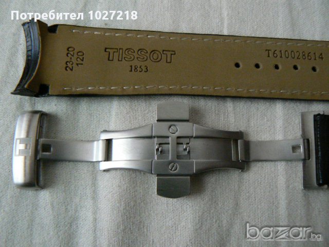  Кожена каишка за Tissot Couturier-  24мм., снимка 4 - Каишки за часовници - 10859008