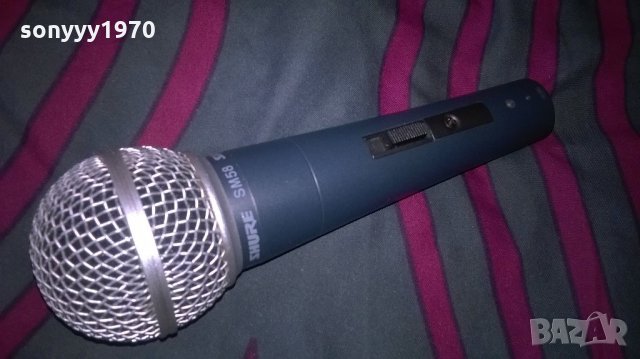 shure sm58s-microphone-здрав марков-жичен, снимка 1 - Микрофони - 21858711