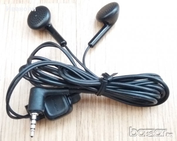 слушалки/ стерео хендсфрита за Nokia, с тънката (2,5мм) букса + щипка за закачане, снимка 3 - Слушалки, hands-free - 10492336