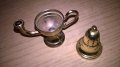 Мини ретро колекция-чаиник-мед/месинг-7х6х3см-внос швеицария, снимка 7