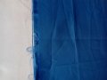 Ефектен принт син плат 80 х 420 см , снимка 2