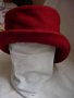 ПРОМО ЦЕНА Нови Елегантна шапка с периферия в черно и червено, снимка 2