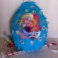 Пинята Фрозен+ подарък маска и конфети ,готови за изпращане, снимка 1 - Декорация за дома - 20003773