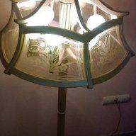 Ретро лампион-дървен и красив-160х60см-внос швеицария, снимка 7 - Антикварни и старинни предмети - 18135894
