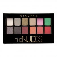 MAYBELLINE копие The Nudes 12 цвята палитра сенки опушен грим за очи, снимка 6 - Декоративна козметика - 17701442