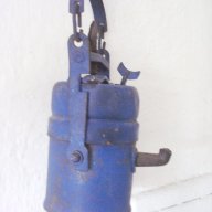 Стара миньорска лампа, снимка 6 - Антикварни и старинни предмети - 10745702