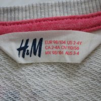 Блуза с дълъг ръкав H&M, снимка 4 - Детски Блузи и туники - 25067021