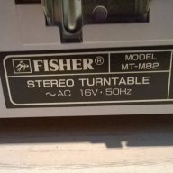 Fisher mt-m82 stereo turntable-made in japan-12volts-внос швеицария, снимка 11 - Ресийвъри, усилватели, смесителни пултове - 15259849