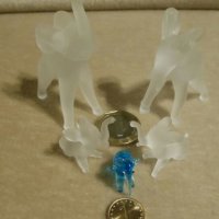Фигурки миниатюрни слончета матов кристал, снимка 13 - Колекции - 19344906