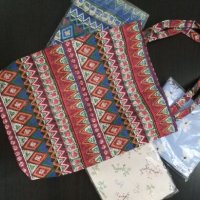 Еко текстилни шарени торбички, снимка 5 - Чанти - 23510327