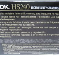 Видеокасета TDK HS E-240 - НОВА, снимка 6 - Други - 17277225