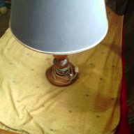 Старинна нощна лампа , снимка 2 - Настолни лампи - 16884429