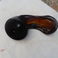стъклен пепелник -паун, снимка 5 - Антикварни и старинни предмети - 12807851