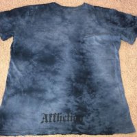 Мъжка тениска AFFLICTION Lion Shield Crest Blue Silver Reactive S SMall, снимка 5 - Тениски - 25982782