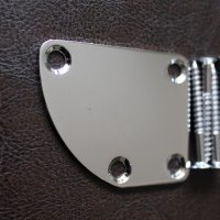 Хромиран заоблен тип нек плейт  neckplate,custom, снимка 3 - Китари - 21053768