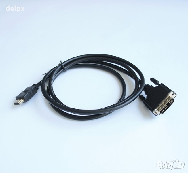 Кабел HDMI(м)/DVI 25pin(м) 1,5m, снимка 1