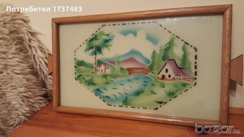   Ретро поднос, снимка 1