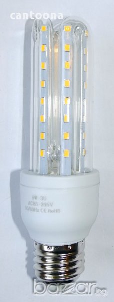 Eнергоспестяващa LED крушкa E27 - 9 W ,48 LED диода, снимка 1