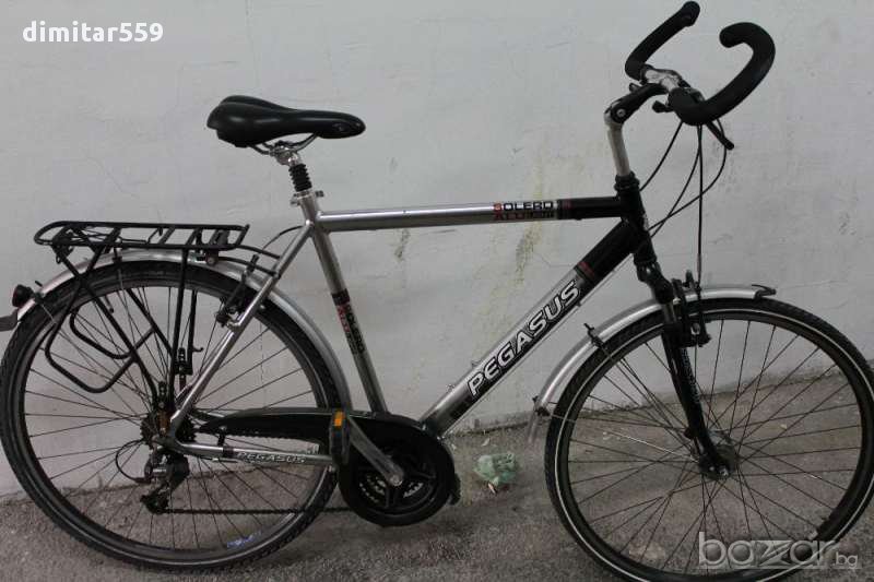 Велосипед лек алуминиев монтаж 28 Pegasus Solero Alu Light, снимка 1
