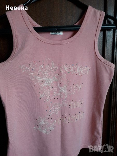 Блуза без ръкав с цветни камъчета, снимка 1