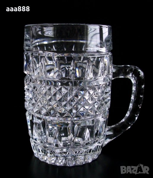 Халби чаши за бира чешки кристал, снимка 1