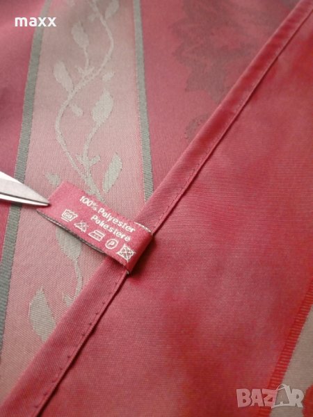 Каре, червено, 39х39 см , снимка 1